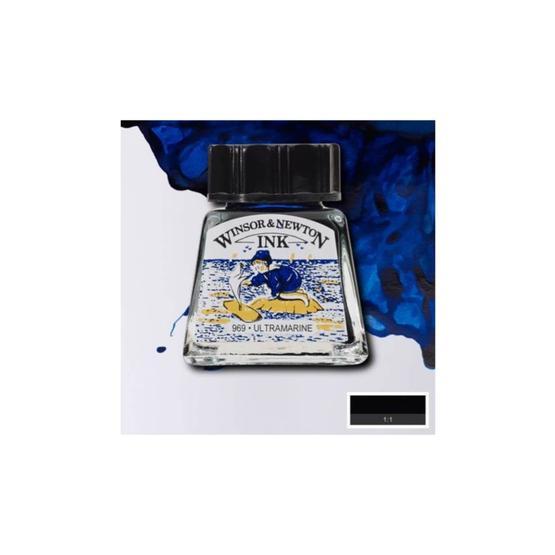 Winsor Newton 660 Ultramarine Çini Çizim Mürekkebi