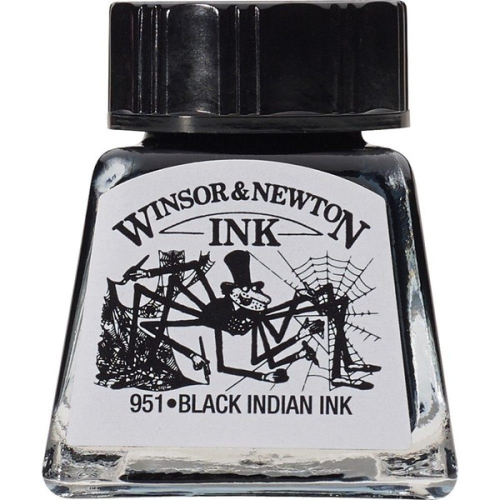Winsor & Newton Drawing Ink Çizim ve Çini Mürekkebi 030 Black Indian Ink Kalem Kartuşu & Mürekkebi Fiyatı