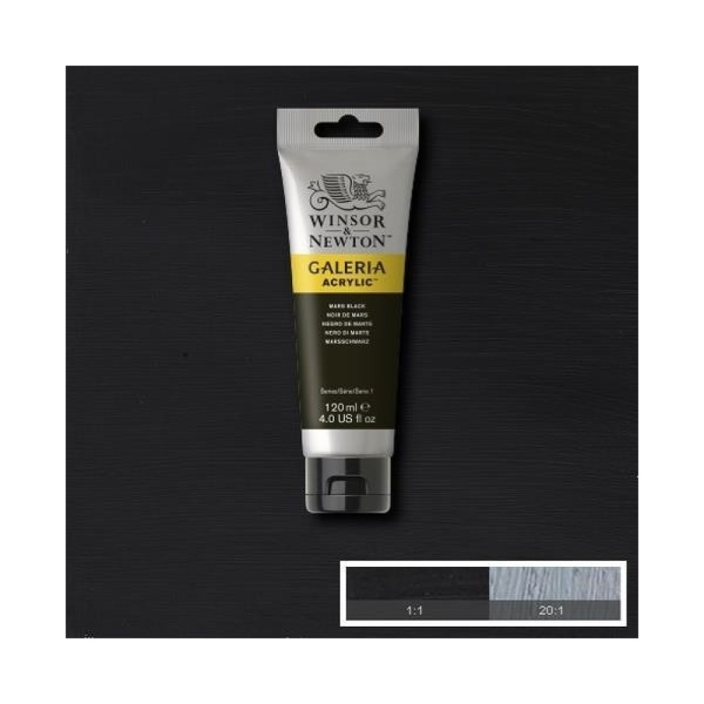 Winsor & Newton Galeria Akrilik Boya 120 Ml. 386 Mars Black Akrilik Boya Fiyatı
