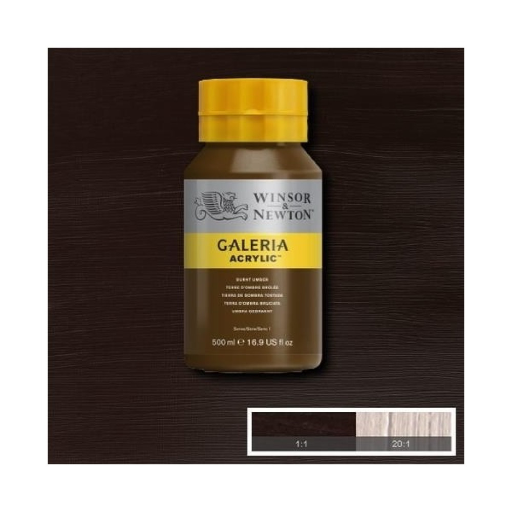 Winsor & Newton Galeria Akrilik Boya 500ML. 076 Burnt Umber Akrilik Boya Fiyatı