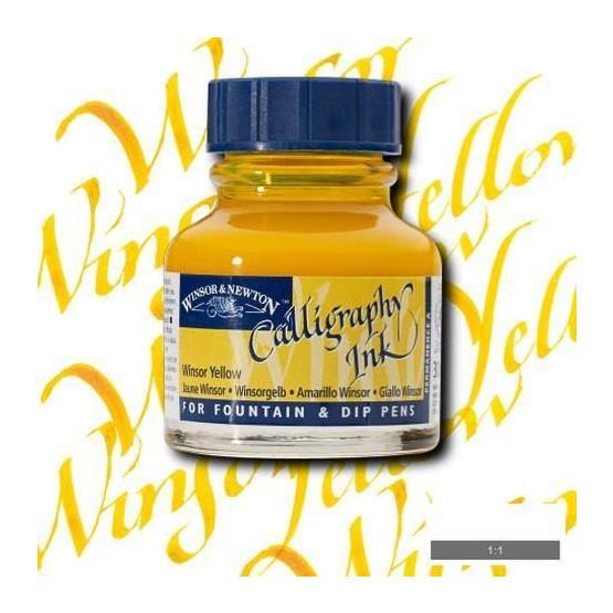 Winsor & Newton N:730 Winsor Yellow Kaligrafi Mürekkebi