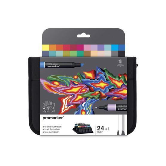 Winsor Newton Promarker 24 Renk Çantalı Set Kalem Seti Fiyatı