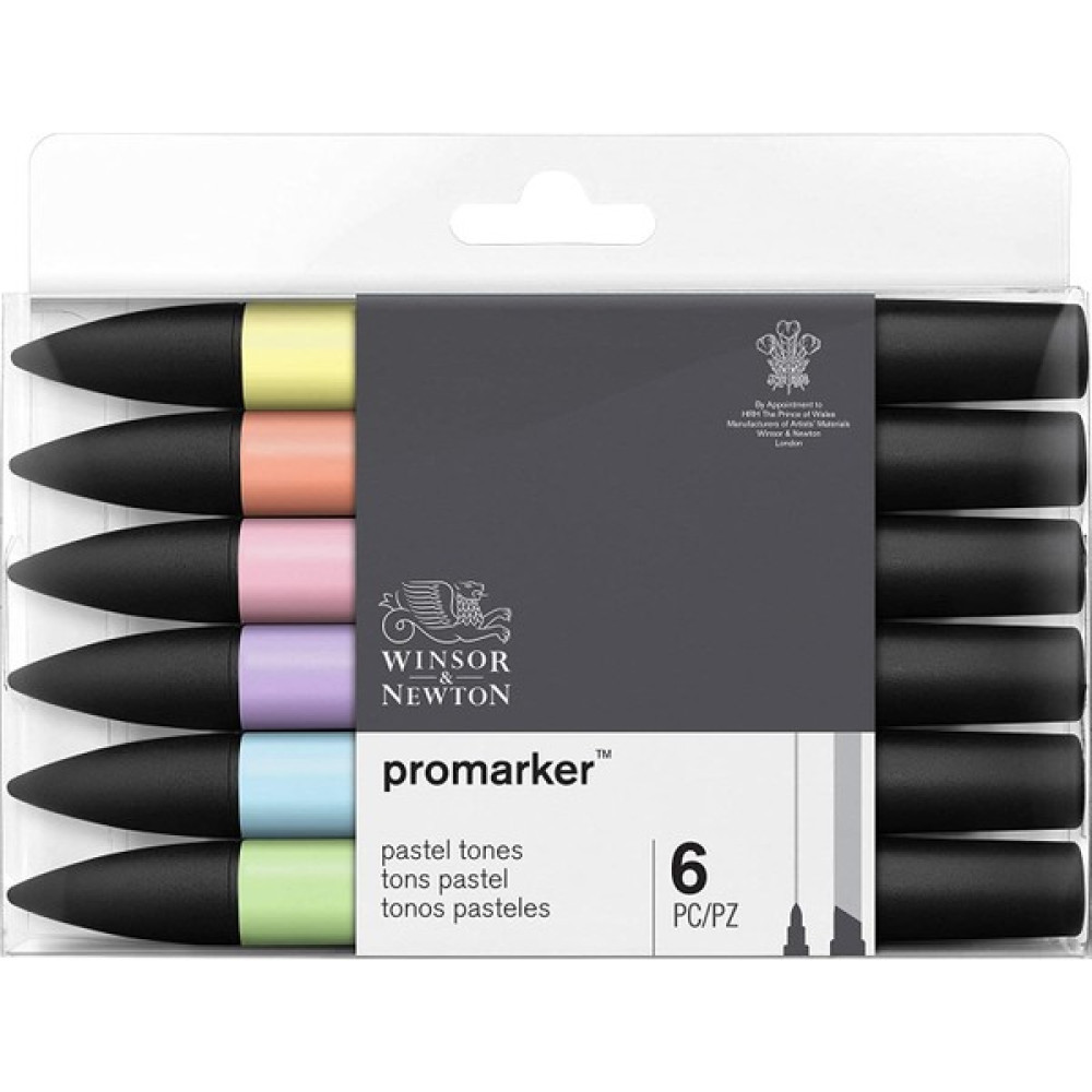 Winsor & Newton ProMarker Pastel Tonlar Seti 6lı Sanatsal Malzemeler Fiyatı