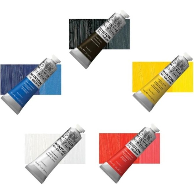 Winsor & Newton Winton Yağlı Boya 5 Renk Seti Sanatsal Kullanım İçin 37 Ml Tubes Resim Yağlı Boya Fiyatı