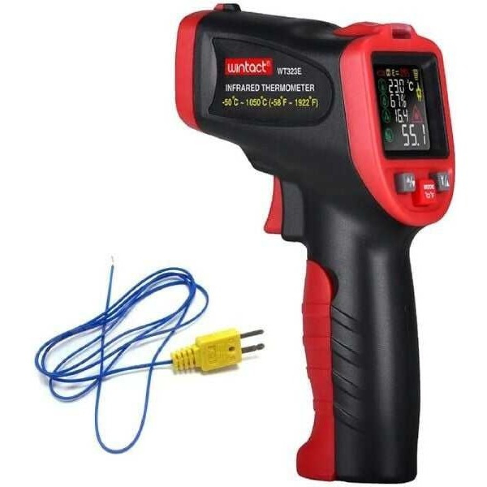 Wintact WT323E Rutubet Küf Analizli Lazerli Termometre 1050°C Termometre & Higrometre Fiyatı