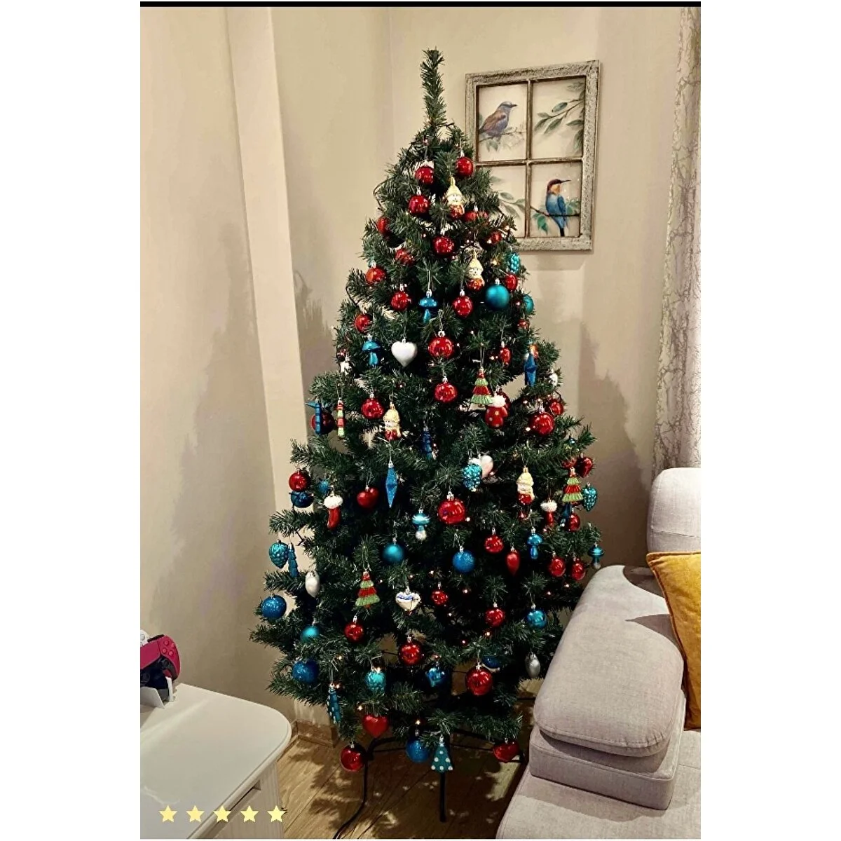 Winterfest Yılbaşı Çam Ağacı Lüx 180 Cm 550 Gür Dal Demir Ayaklı Yılbaşı Ağacı Fiyatı