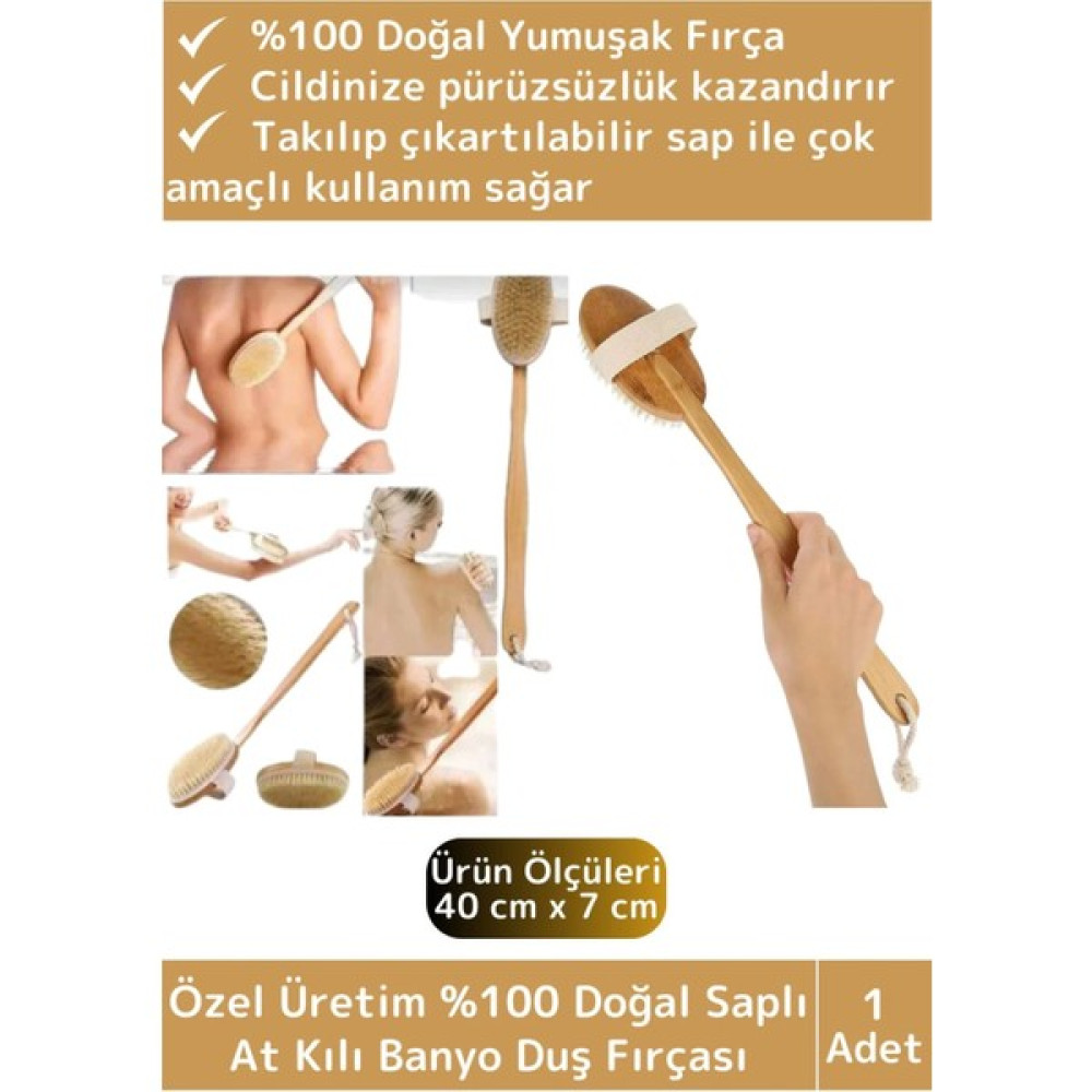 Wintoup Özel Üretim Doğal Yumuşak Vücut Masajı Etkili Saplı At Kılı Banyo Duş Fırçası Oto Boyaları Fiyatı