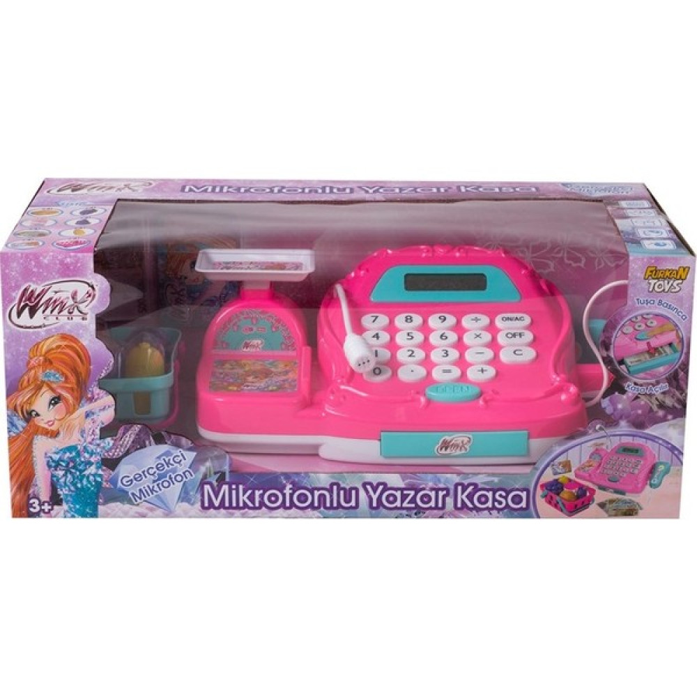 Winx Club Winx Lisanslı Mikrofonlu Pilli Yazar Kasa FR37111 Eğitici Oyuncak Fiyatı