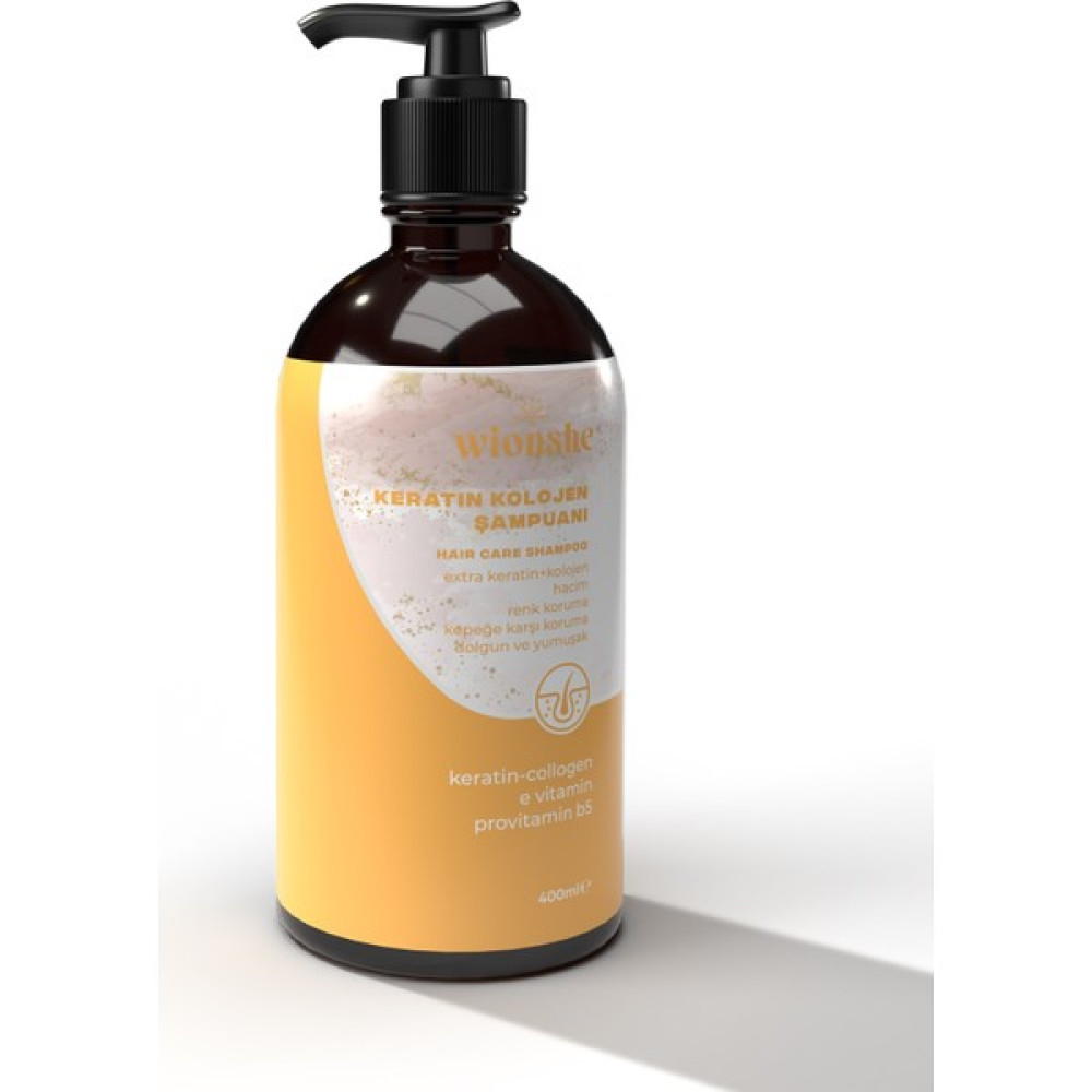 Wionshe Saç Dökülmesine Karşı Bakım Şampuanı 400 ml Keratin-Collagen ve E Vitamini Bioton Şampuan ve Saç Kremi Fiyatı