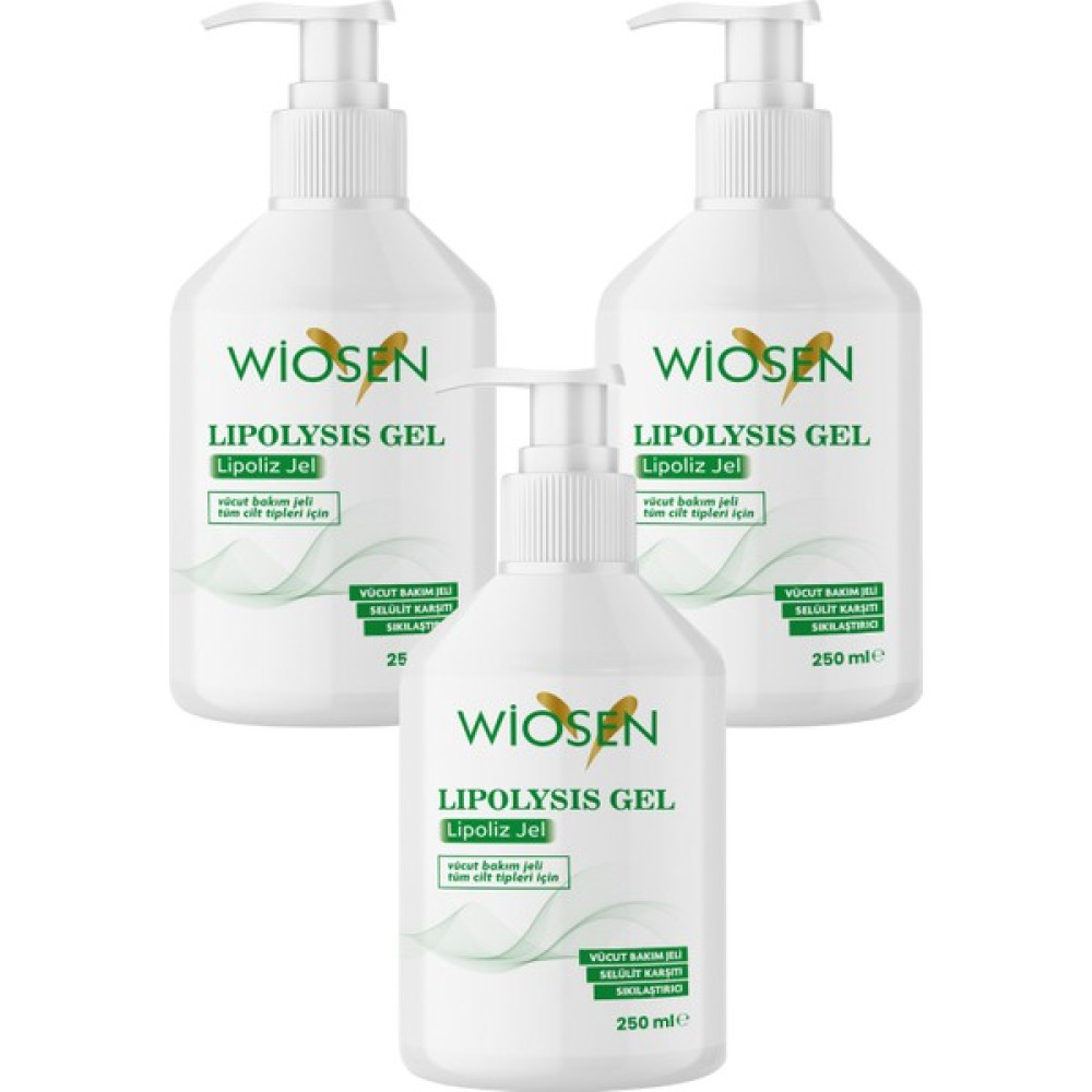 Wiosen 3' lü Selülit ve Çatlak tı Bölgesel İncelme İçin Soğuk Lipoliz Jel 250 ml Vücut Sıkılaştırıcı ve İncelticiler Fiyatı