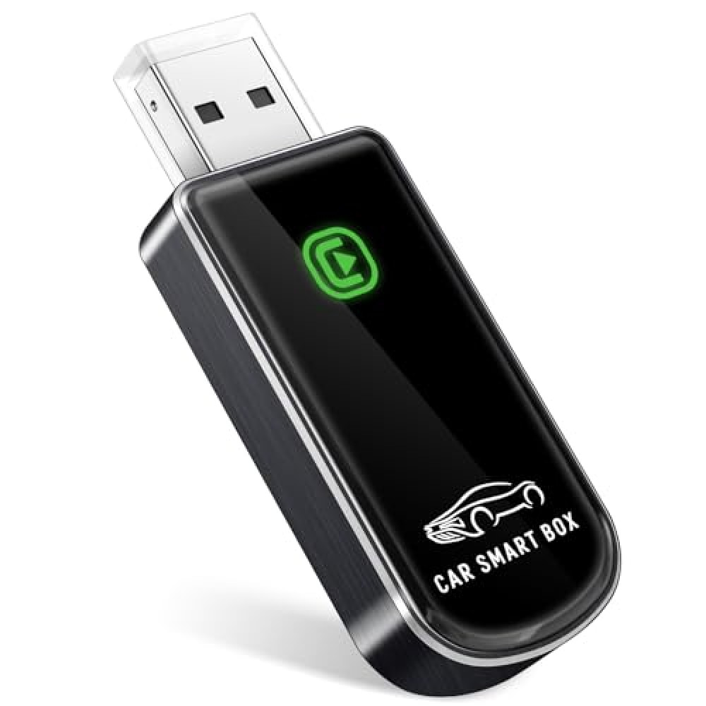 Wireless CarPlay Adapter- Mini Edition, Converts Factory Wired to Wireless CarPlay Dongle Plug & Play CarPlay Wireless Adapter for Apple iPhone iOS 10+ & Cars from 2015+(Brushed Cobalt Blue) Car Video Systems Fiyatı