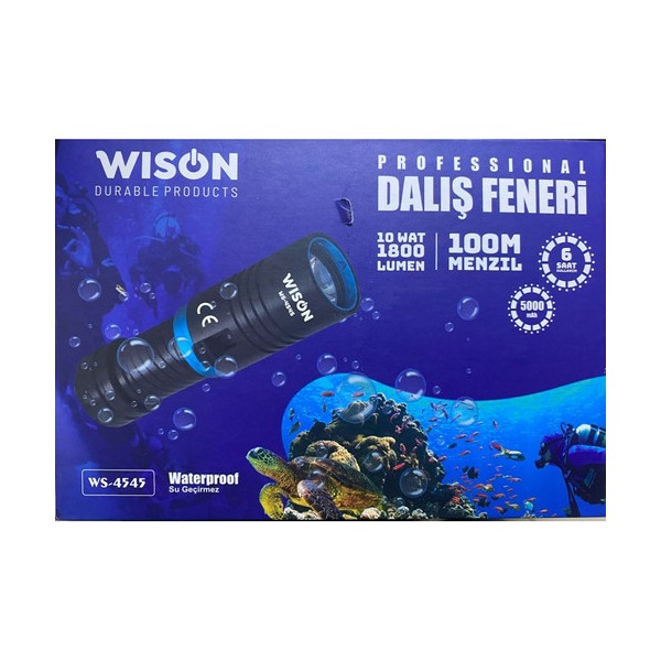 Wison Dalış Feneri Ws 4545 1800 Lümen Diğer Fiyatı