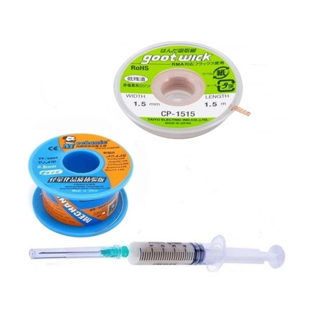 Wiw Anakart Tamir Seti Lehim Teli Flux Lehim Toplama CP-1515 Lehim Sökme Teli 1,5 mm Oto Boyaları Fiyatı