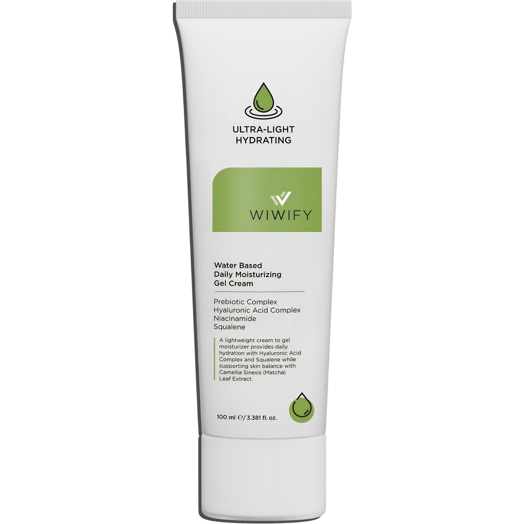 Wiwify Su Bazlı Günlük Nemlendirici Jel Krem 100 ml | Hyaluronic Acid, Prebiyotik, Squalene, Niacinamide Diğer Fiyatı