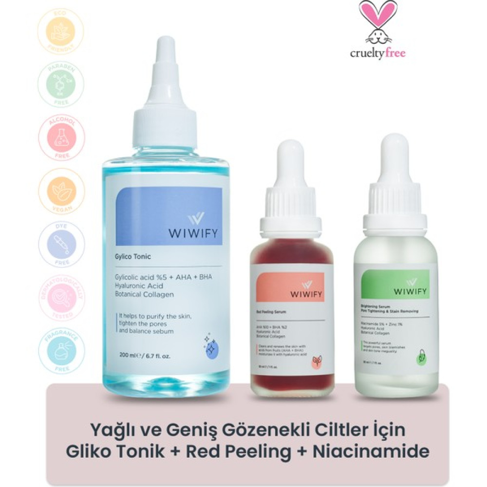 WIWIFY Yağlı ve Geniş Gözenekli Ciltler İçin Cilt ve Yüz Bakımı Fiyatı