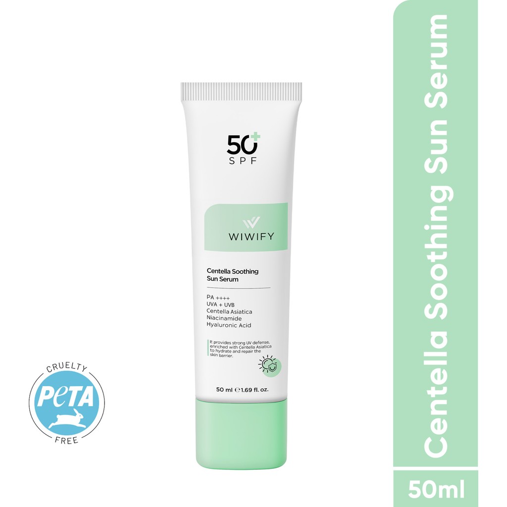 Wiwify Yatıştırıcı Onarıcı Yüksek Korumalı Centella Soothing Sun Serum SPF 50 + Pa ++++ 50 ml Güneş Kremleri ve Losyonları Fiyatı