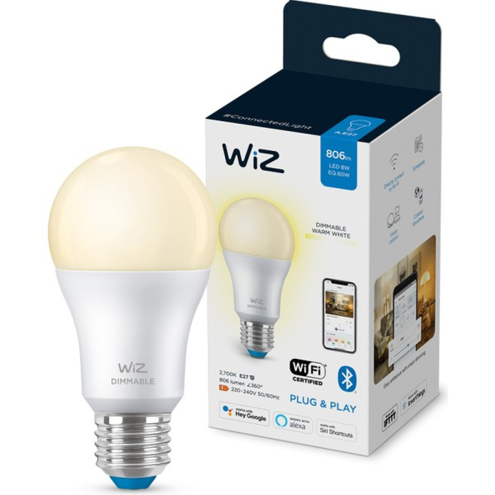 Wiz 60W Sarı Ambiyans E27 Akıllı Ampul (A60) - 50 - 60 W Led Aydınlatmalar Fiyatı