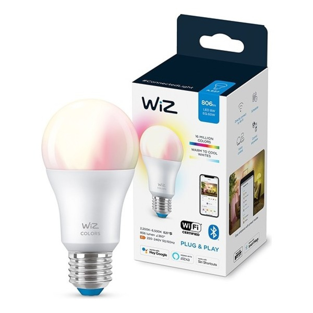 Wiz-Wi-Fi Renkli Ambiyans Akıllı Ampul - 60W - A60 - E27 Normal Duy - 50 - 60 W Led Aydınlatmalar Fiyatı