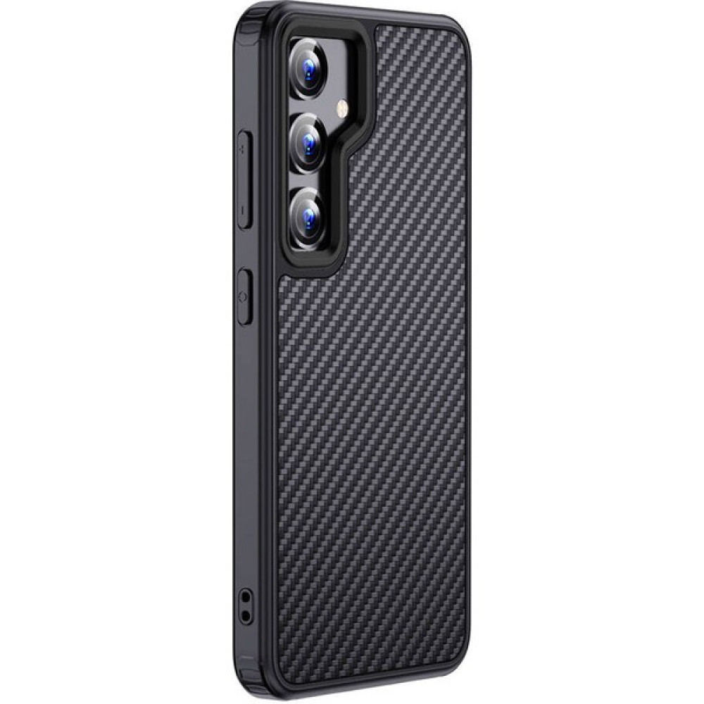 Wlons Galaxy S24 Plus Kılıf Aramid Karbon Fiber Magsafe Özellikli Wlons Radison Kapak - Siyah Cep Telefonu Kılıfı Fiyatı