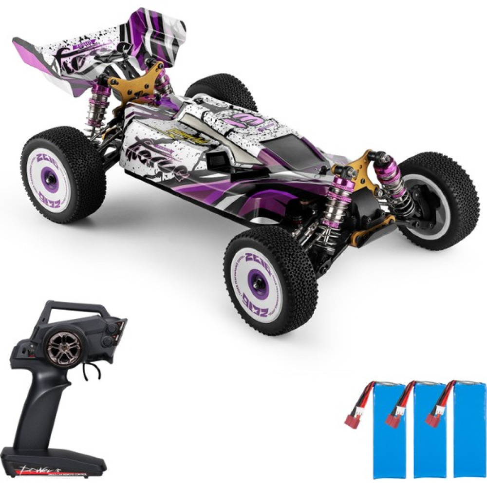 Wltoys 124019 Yüksek Hızlı Araba Yarışı 60 Km / Saat - Gümüş RC Araçlar ve Aksesuarları Fiyatı