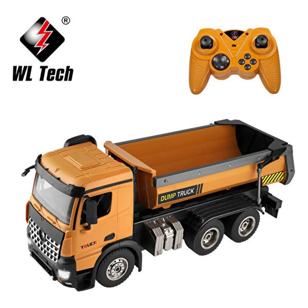 Wltoys 14600 Rc Uzaktan Kumandalı Rc Damperli Kamyon - Sarı (Yurt Dışından) RC Araçlar ve Aksesuarları Fiyatı