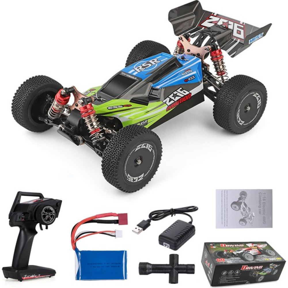 Wltoys Xks 144001 Rc Araba 60 Km / S Yüksek Hız 1/14 (Yurt Dışından) - Yeşil Oyuncak Araç Fiyatı