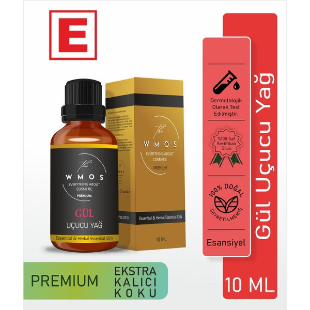 Wmos Gül Uçucu Yağ 100 % Saf Esansiyel Uçucu Yağ Aromaterapi Yağı Oda Kokusu Buhurdanlık Yağı 10ML Oda Kokusu Fiyatı
