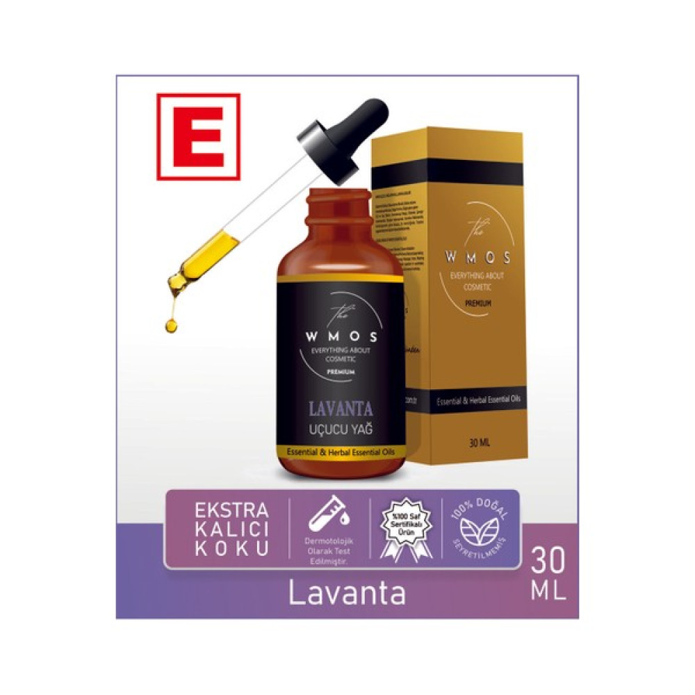 Wmos Lavanta Uçucu Yağ 100 % Saf Esansiyel Uçucu Yağ Aromaterapi Yağı Oda Kokusu Cam Damlalıklı 30 ml Oto Boyaları Fiyatı