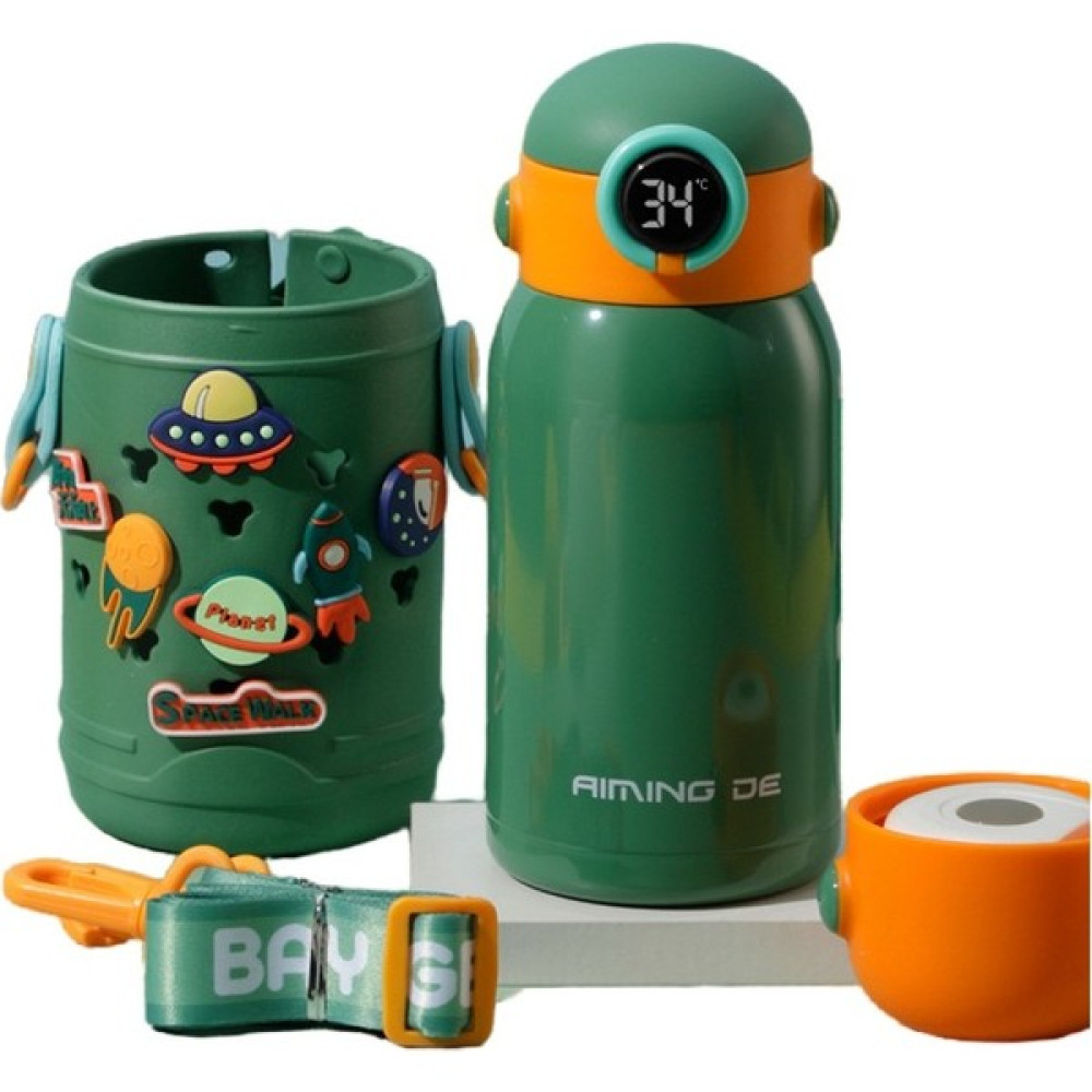 Wn33 Ruicheng 500 Ml. Paslanmaz Çelik Taşınabilir Yalıtımlı Çocuk Suluklar Mataralar (Yurt Dışından) - Açık Yeşil Suluk Fiyatı