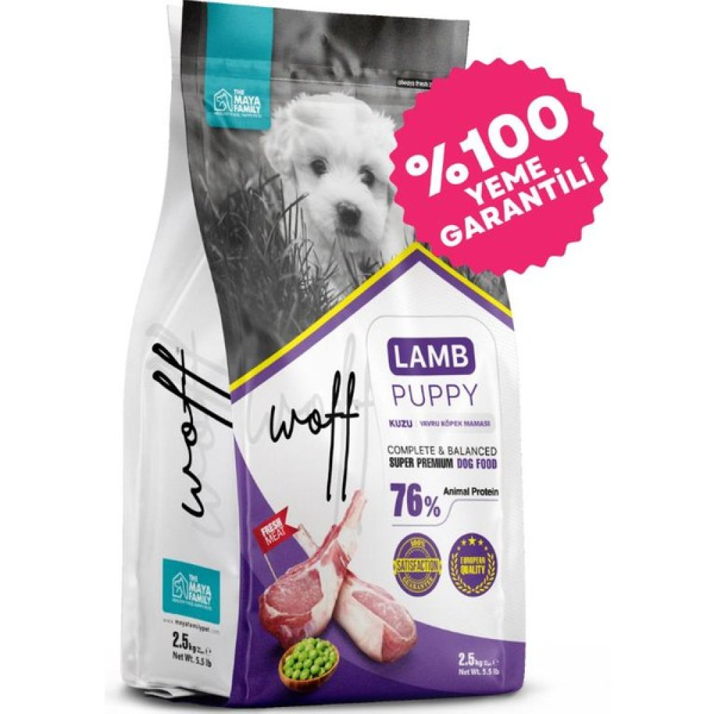 Woff Super Premium Kuzu Etli Yavru Köpek Maması 2.5 kg Evcil Hayvan Ürünleri Fiyatı