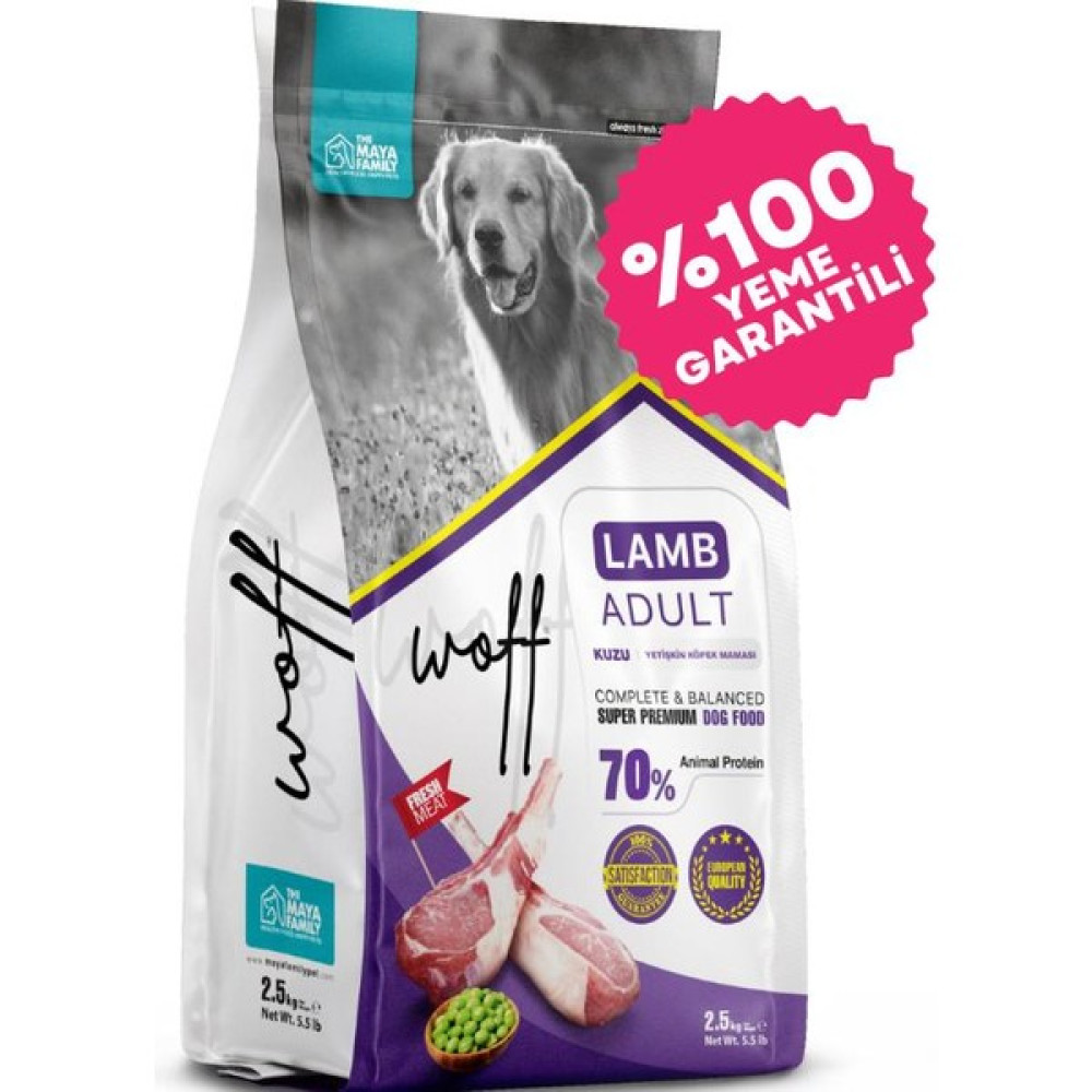 Woff Super Premium Kuzu Etli Yetişkin Köpek Maması 12 kg Evcil Hayvan Ürünleri Fiyatı