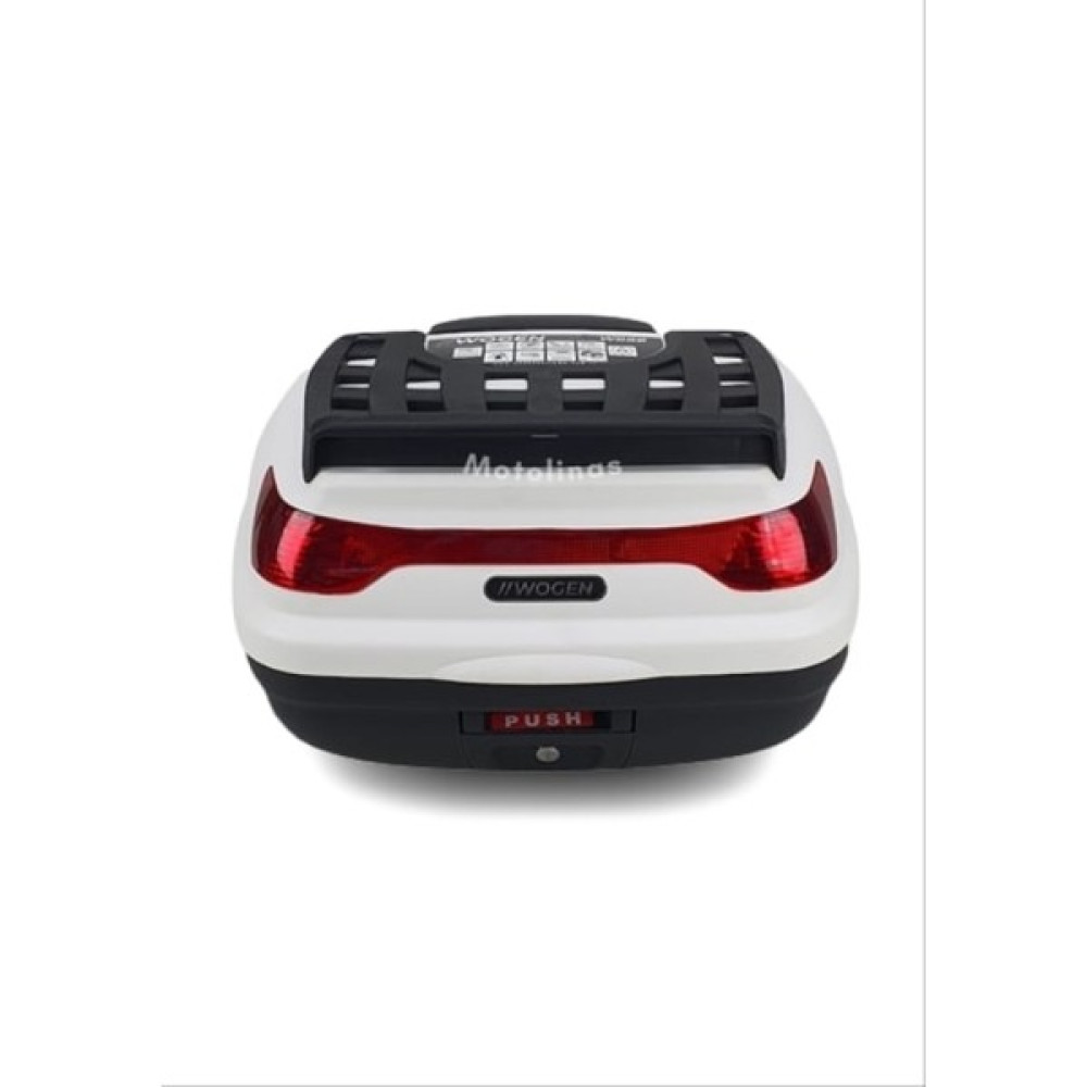 Wogen Premium 52 Litre Beyaz Motosiklet Arka Çanta Motorsiklet Çantaları Fiyatı