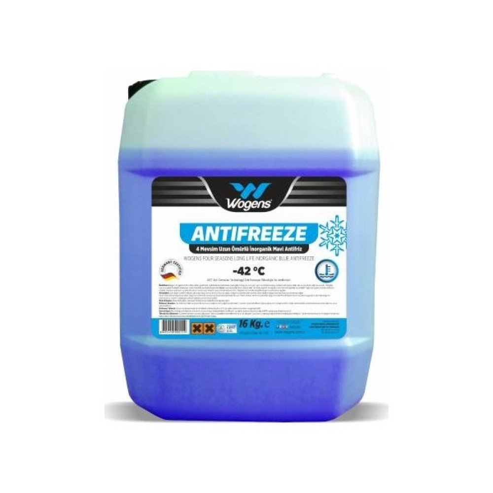 Wogens İnorganik -42 Derece 16 kg Mavi Antifriz Antifiriz Fiyatı