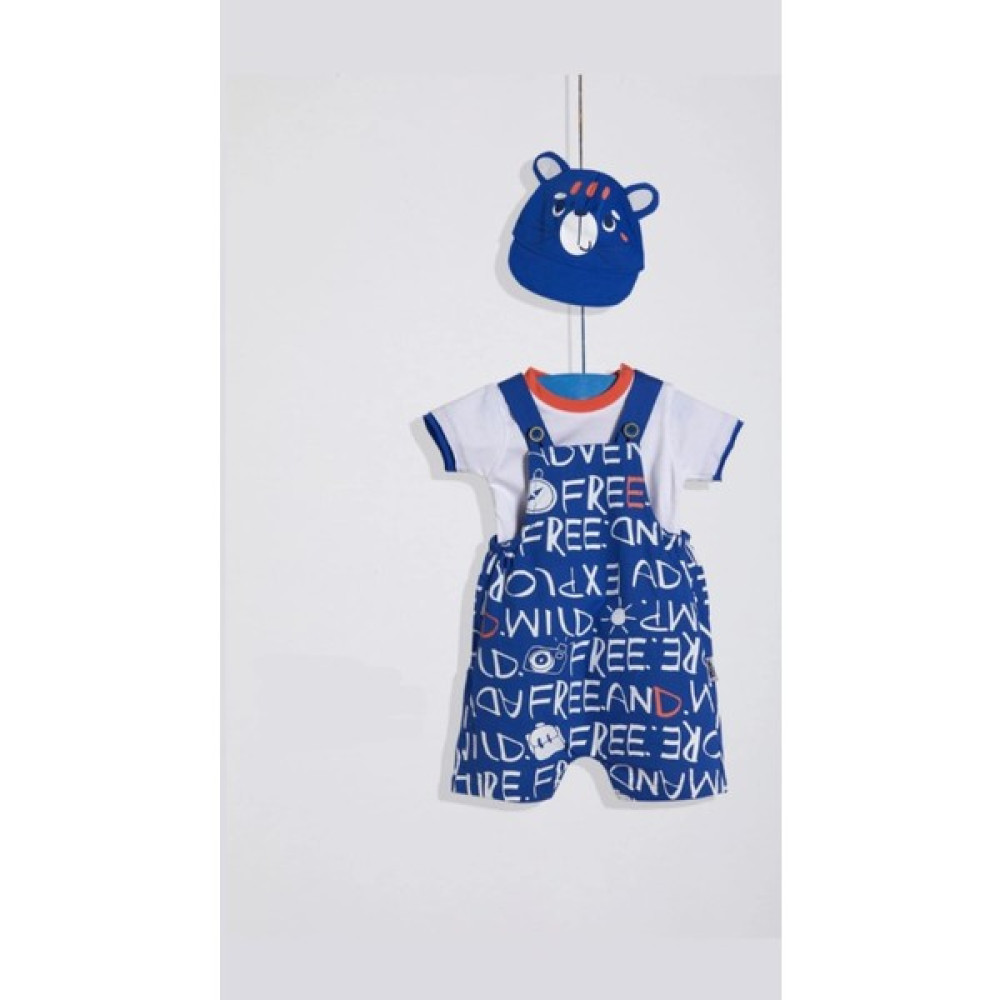 Wogi Bebek/çocuk 3'lü Salopet Takım WG-5691 Bebek Giysi Takım Fiyatı