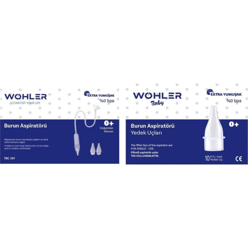 Wohler Nazal Burun Aspiratörü Başlangıç Seti Burun Aspiratörü Fiyatı