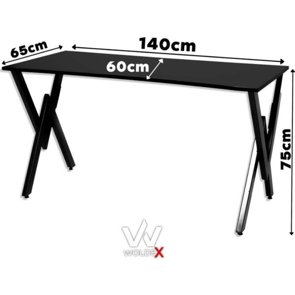 Woldex Sr Profosyonel Oyuncu Masası Siyah 140CM Bilgisayar Masası Fiyatı
