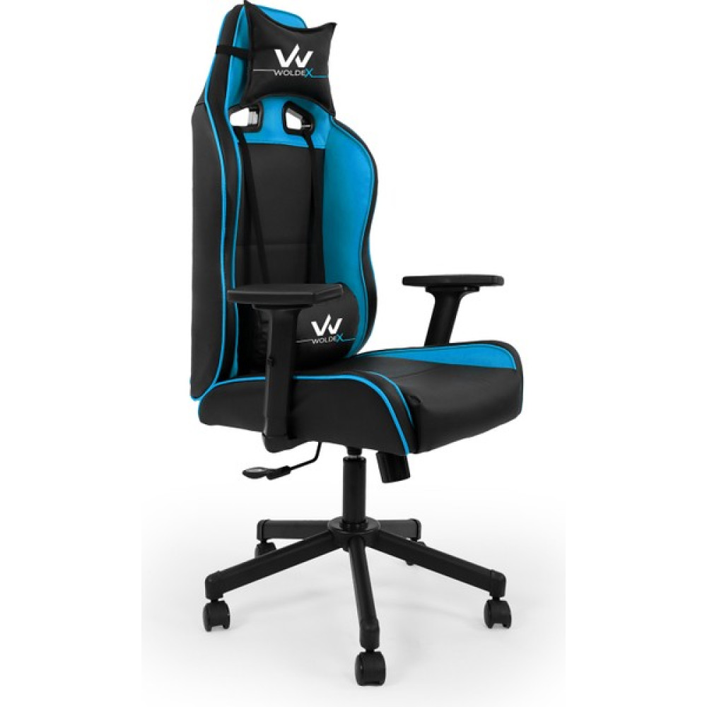 Woldex Vista Profosyenel Oyuncu Koltuğu 3D Kol Ayarlı 140° Yatar - Mavi Çalışma Koltuğu Fiyatı