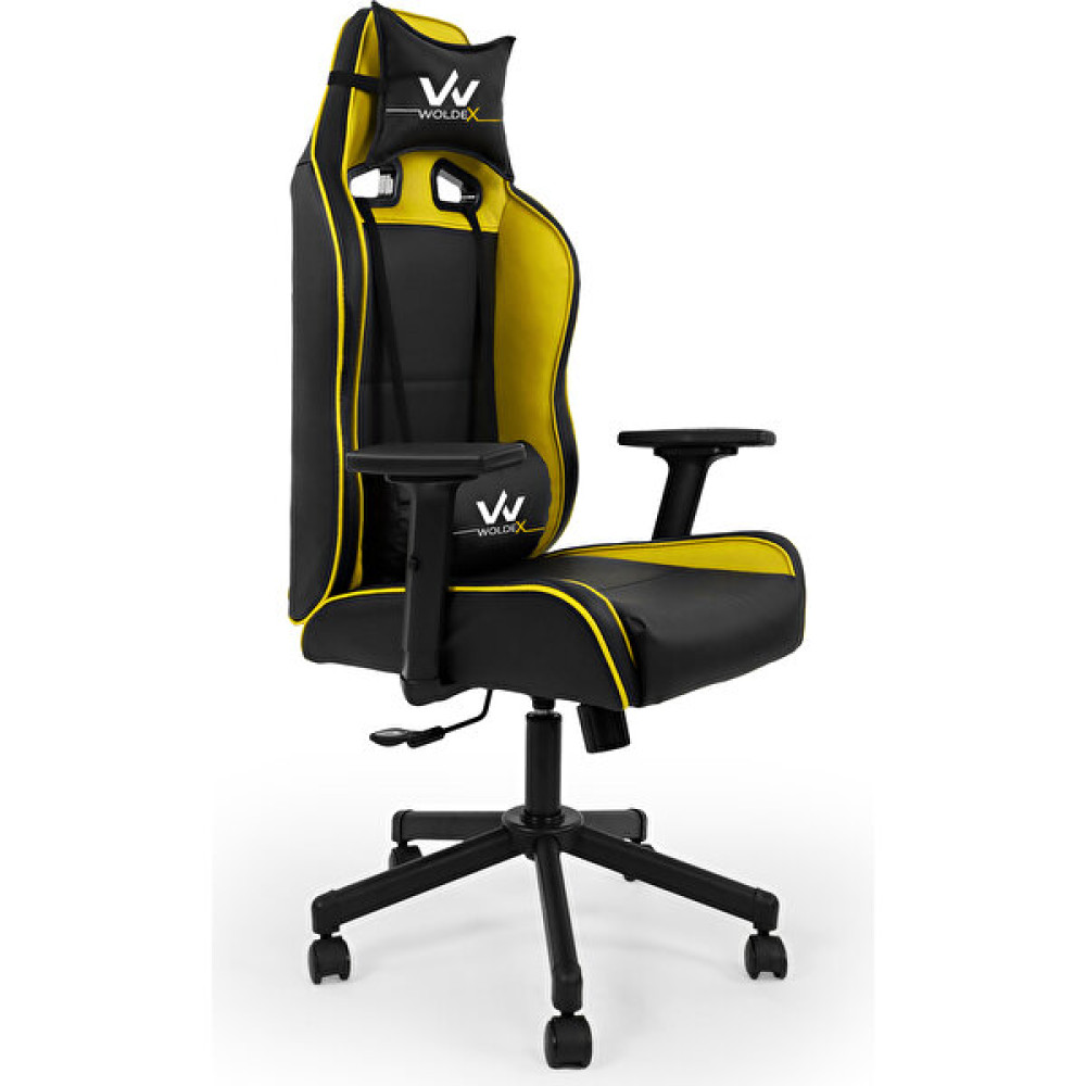 Woldex Vista Profosyenel Oyuncu Koltuğu 3D Kol Ayarlı 140° Yatar - Sarı Çalışma Koltuğu Fiyatı
