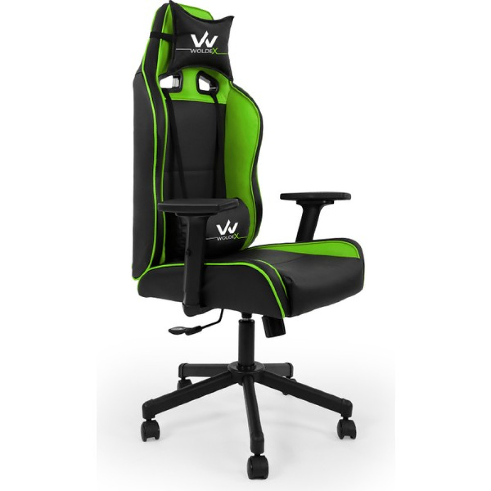 Woldex Vista Profosyenel Oyuncu Koltuğu 3D Kol Ayarlı 140° Yatar - Yeşil Çalışma Koltuğu Fiyatı