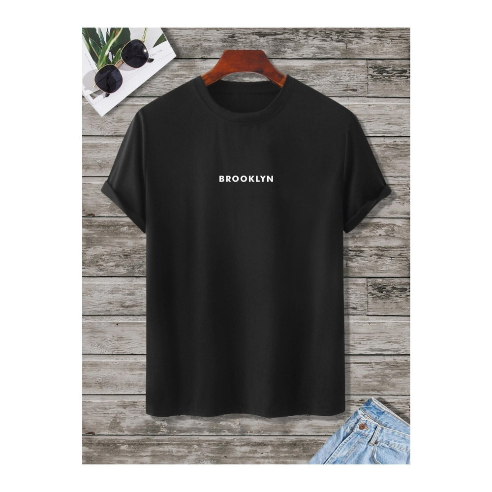 Wolfers Outdoors Unisex Brooklyn Siyah Oversize Bisiklet Yaka Baskılı T-shirt 7-8 Yaş Beden Bayan T-shirt Fiyatı