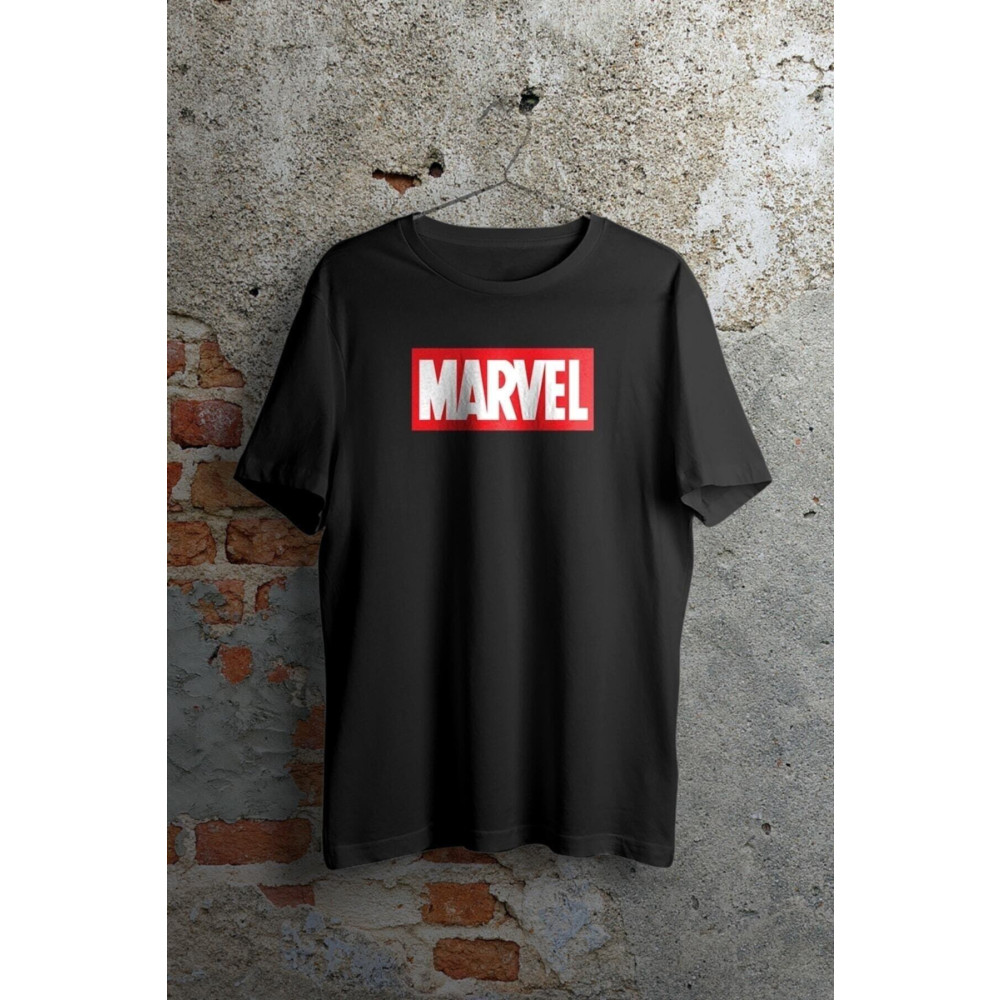 Wolfers Outdoors Wolfers- Marvel Logo Beyaz Unisex Tshirt S Beden Bayan T-shirt Fiyatı