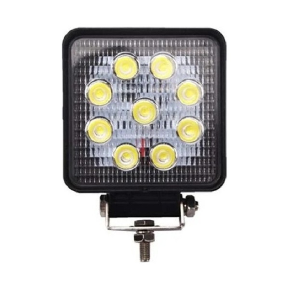 Wolfram 9 LED Kare Off Road Sis Farı Çalışma Lambası 10-30V 27W Oto Boyaları Fiyatı