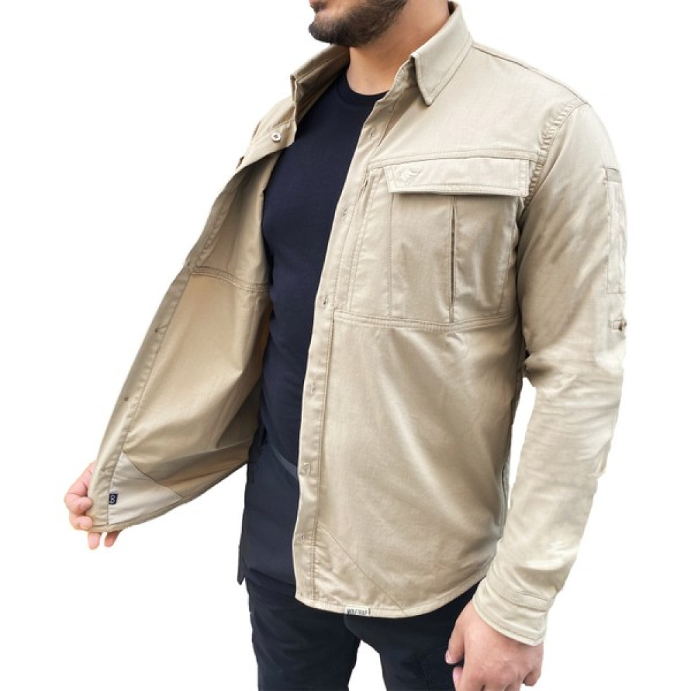 Wolftrap Tactical 4 Cepli Dört Mevsim Uzun Kollu Bej Taktik Gömlek Erkek Gömlek Fiyatı