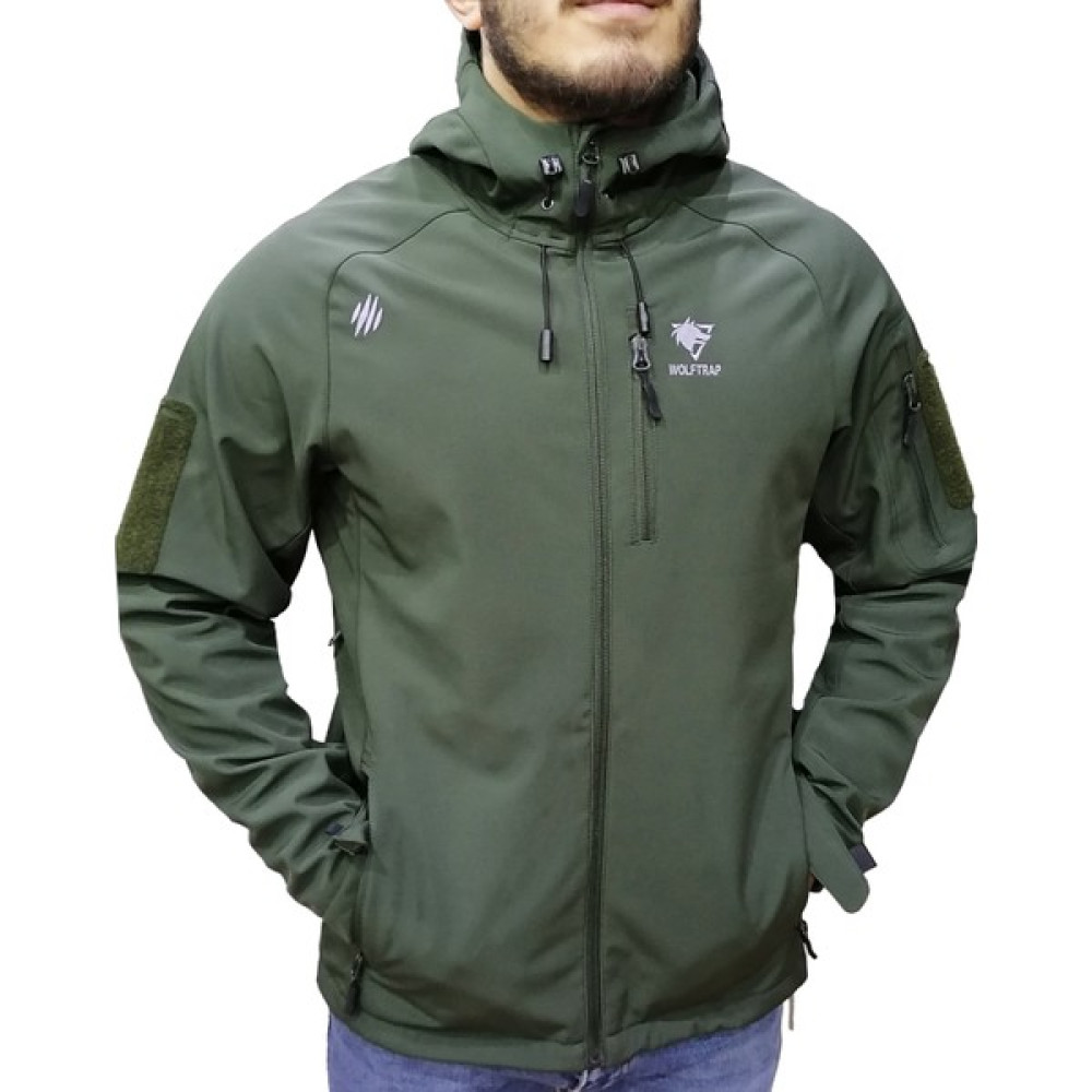 Wolftrap Tactical 5 Cepli Kapüşonlu Softshell Mont Haki Erkek Mont Fiyatı