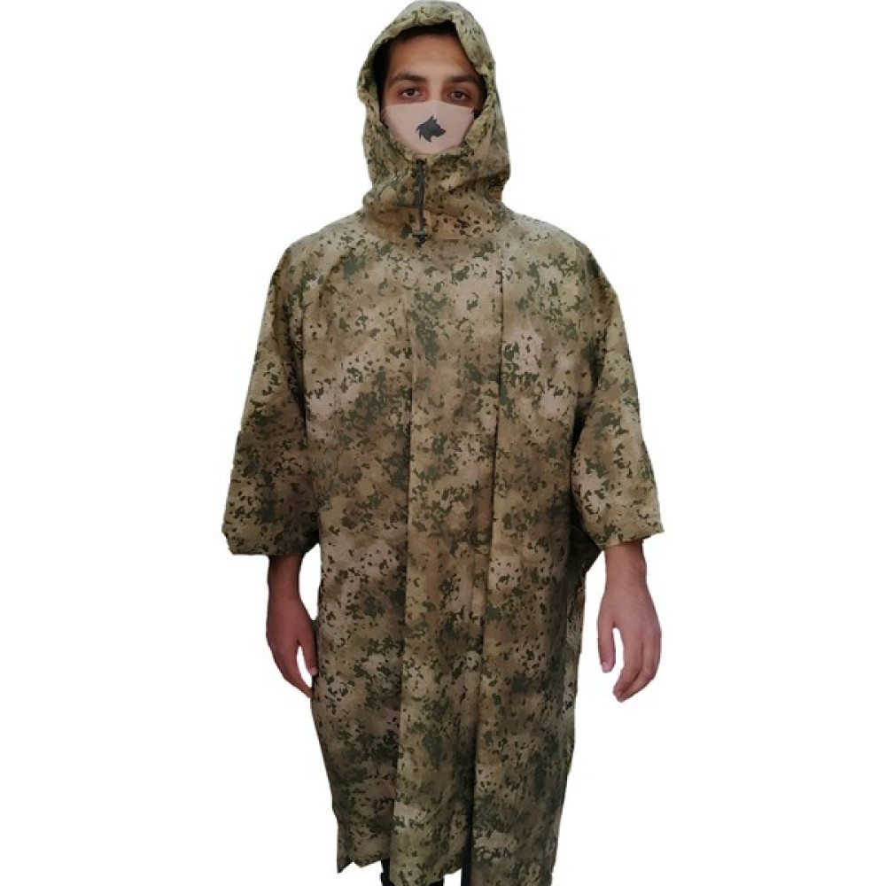 Wolftrap Tactical Kamuflaj Su Geçirmez Yağmurluk Panço, Sivil Kullanım ve Askeri Panço Erkek Yağmurluk Fiyatı