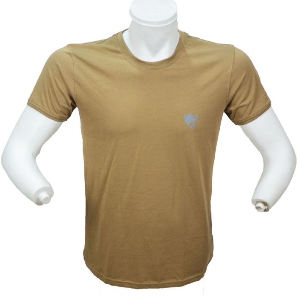 Wolftrap Tactical Pamuk Bej Kısa Kollu Tişört Bisiklet Yaka Rahat T-Shirt Erkek T-shirt Fiyatı