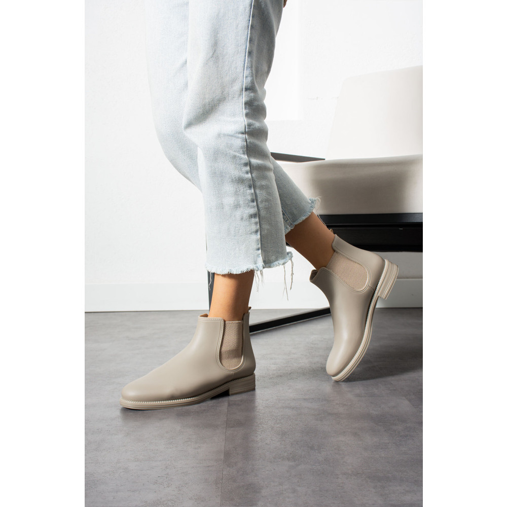 wolk shoes Ruck Kadın Lastik Detaylı Kısa Bootie Gri 38 Beden Kadın Botları Fiyatı
