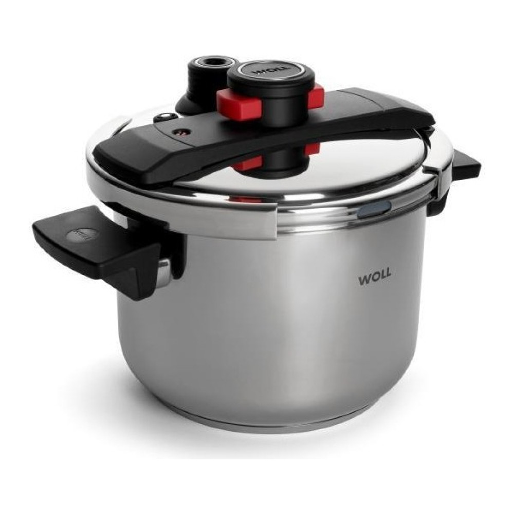 Woll Concept Pro 6lt Çelik Düdüklü Tencere 22CM - Siyah - 6 lt Düdüklü Tencereler Fiyatı