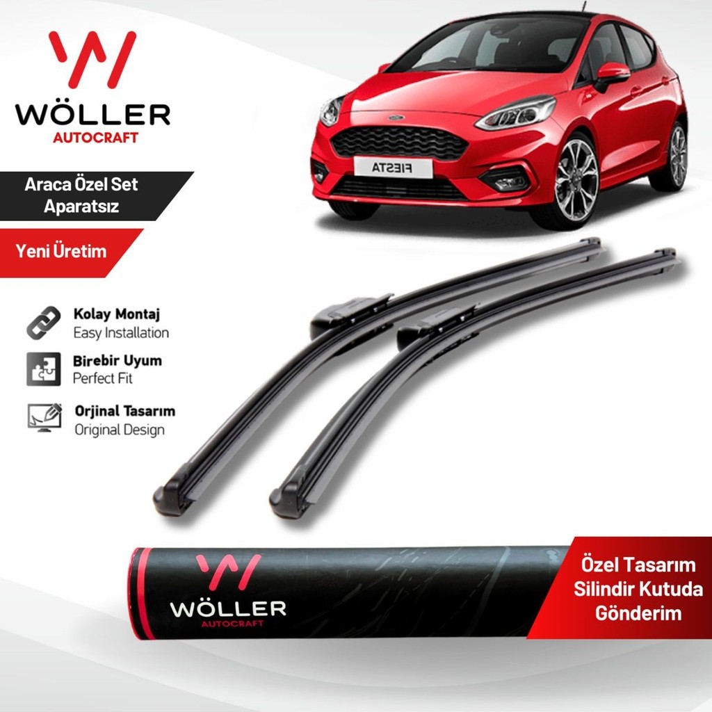Wöller Ford Fiesta Silecek 2018 Sonrası Silecek Takımı Araca Özel Araca Özel Silecekler Fiyatı