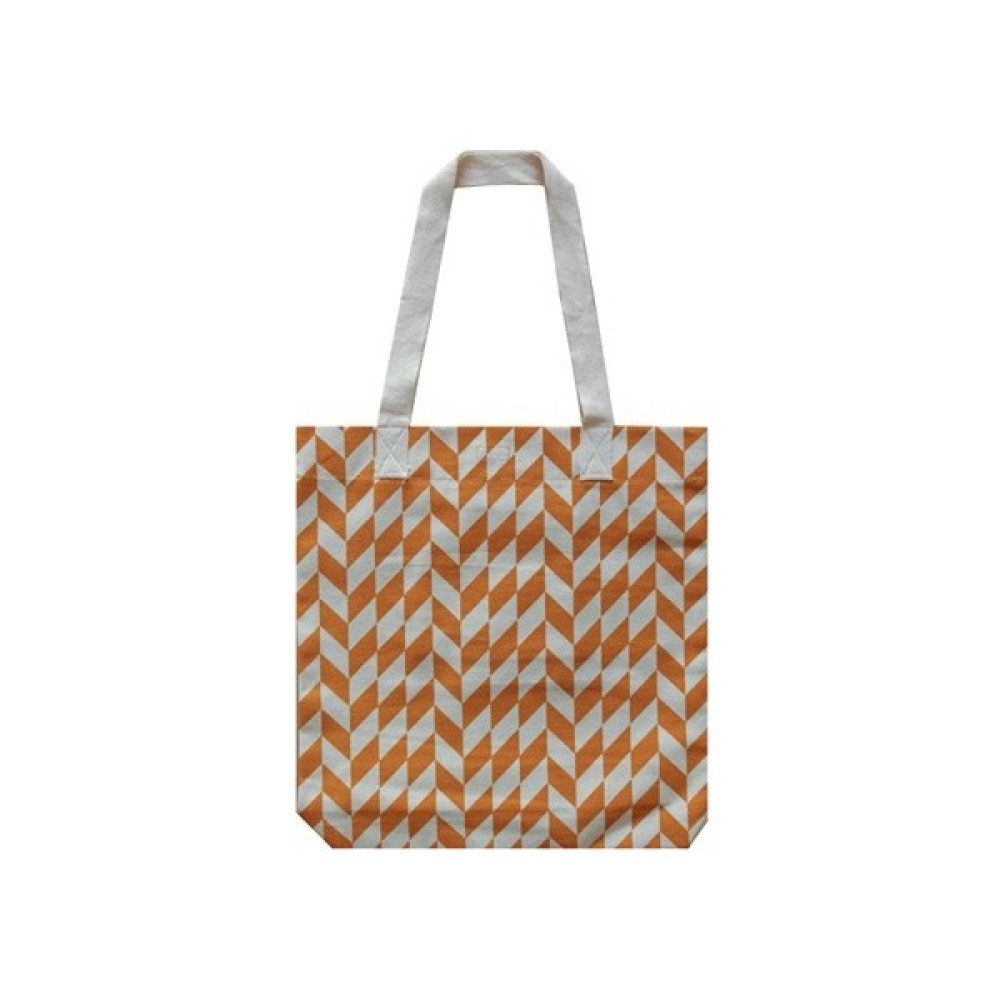 Wolo Design Hardal Sarısı Üzerine Geometrik Desenli Kanvas Bez Çanta Erkek Çanta ve Cüzdan Fiyatı
